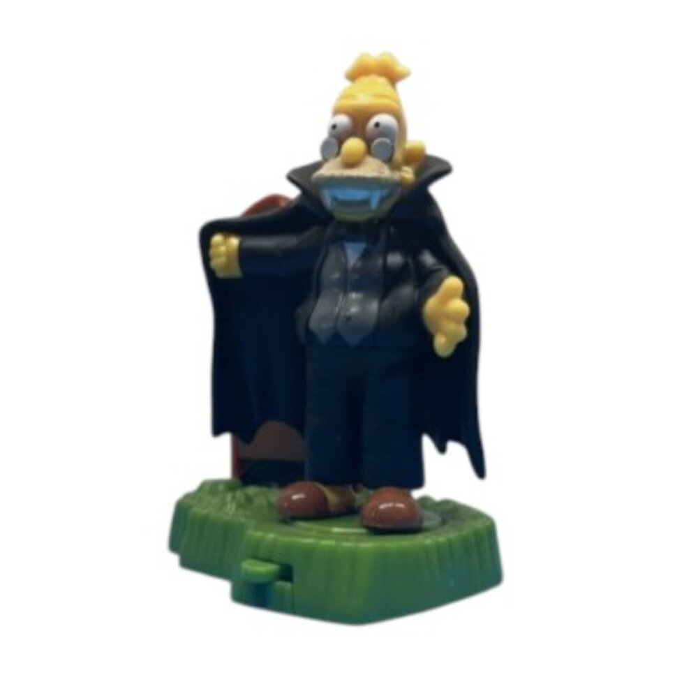 The Simpsons Spooky Light-Ups #12 Grandpa 2001 Burger King Figure Sealed